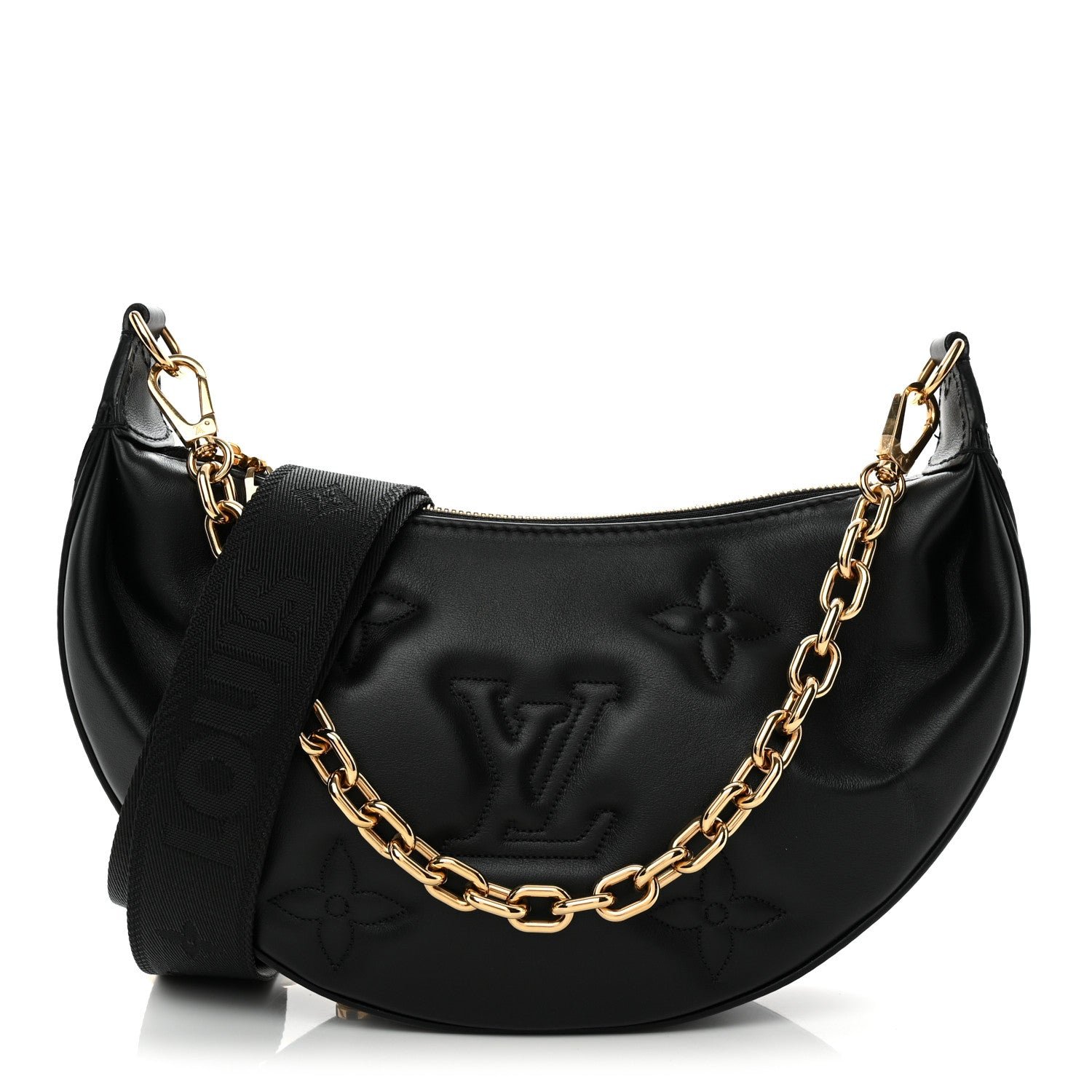 Louis Vuitton Calfskin Bubblegram Over The Moon Black