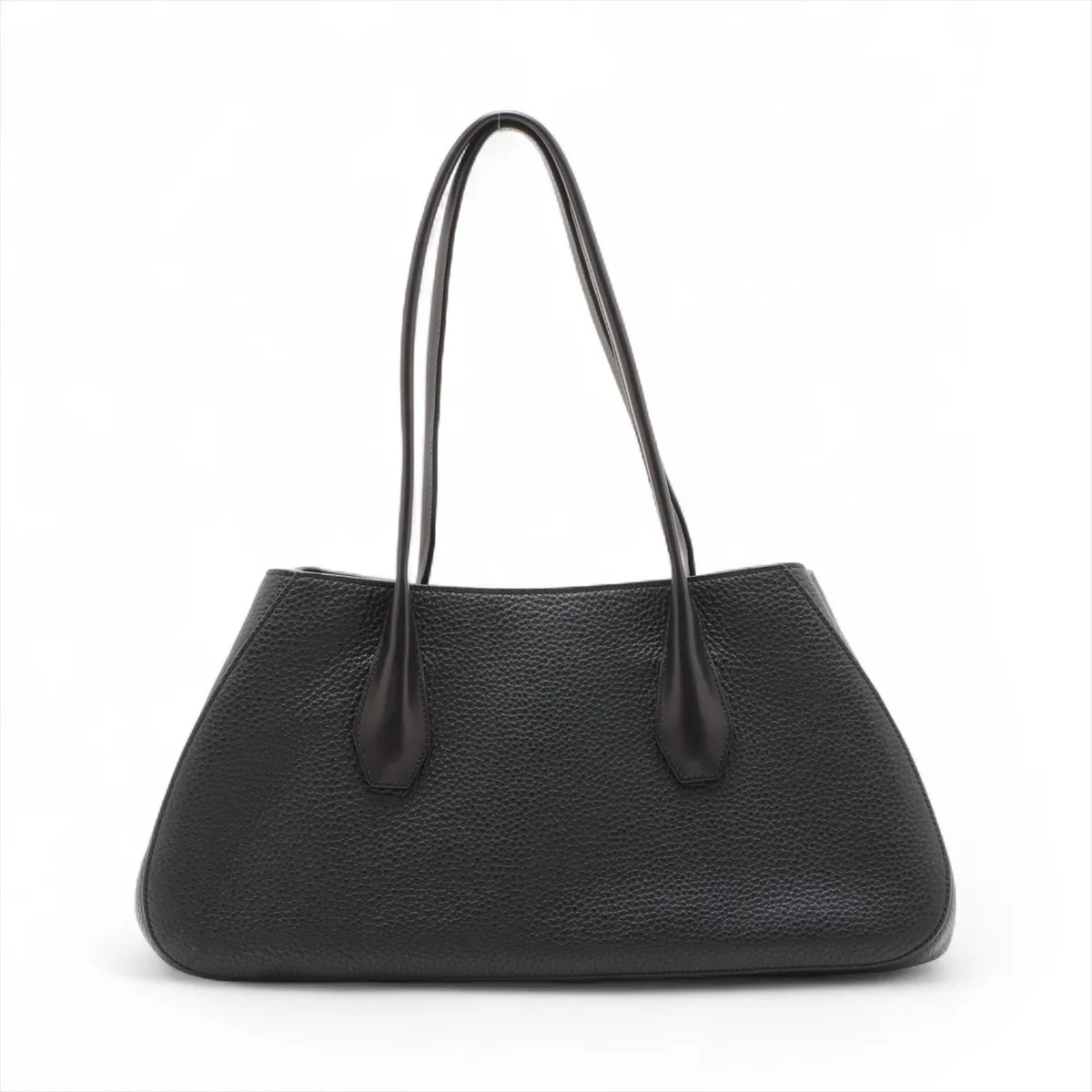 The Row Algiers Leather Tote bag Black