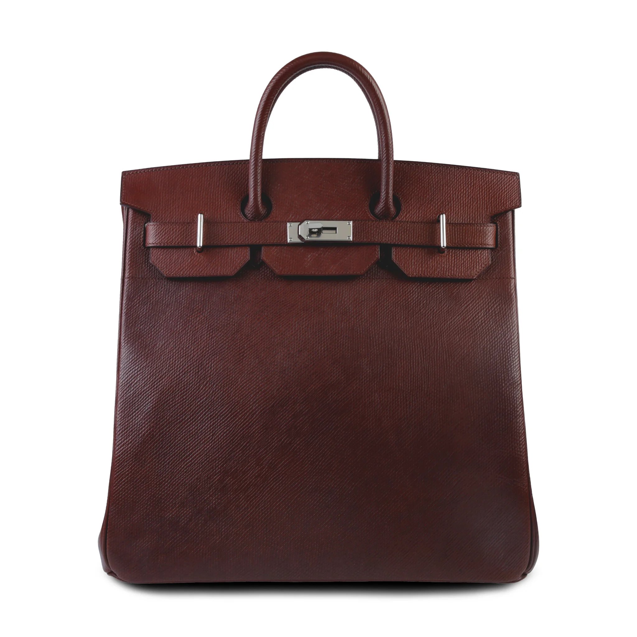 Excellent ( Rank SA ) HERMÈS Haut à Courroies HAC 40 Terre (4D) Volynka Palladium hardware D (2019)