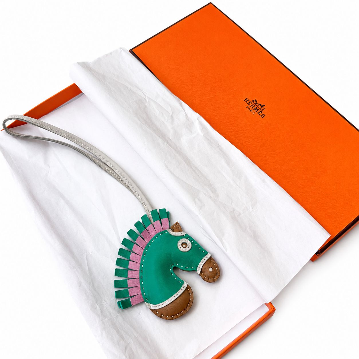 Hermes Hermes Milo Geegee Savannah Bag Charm, New in Box MA001