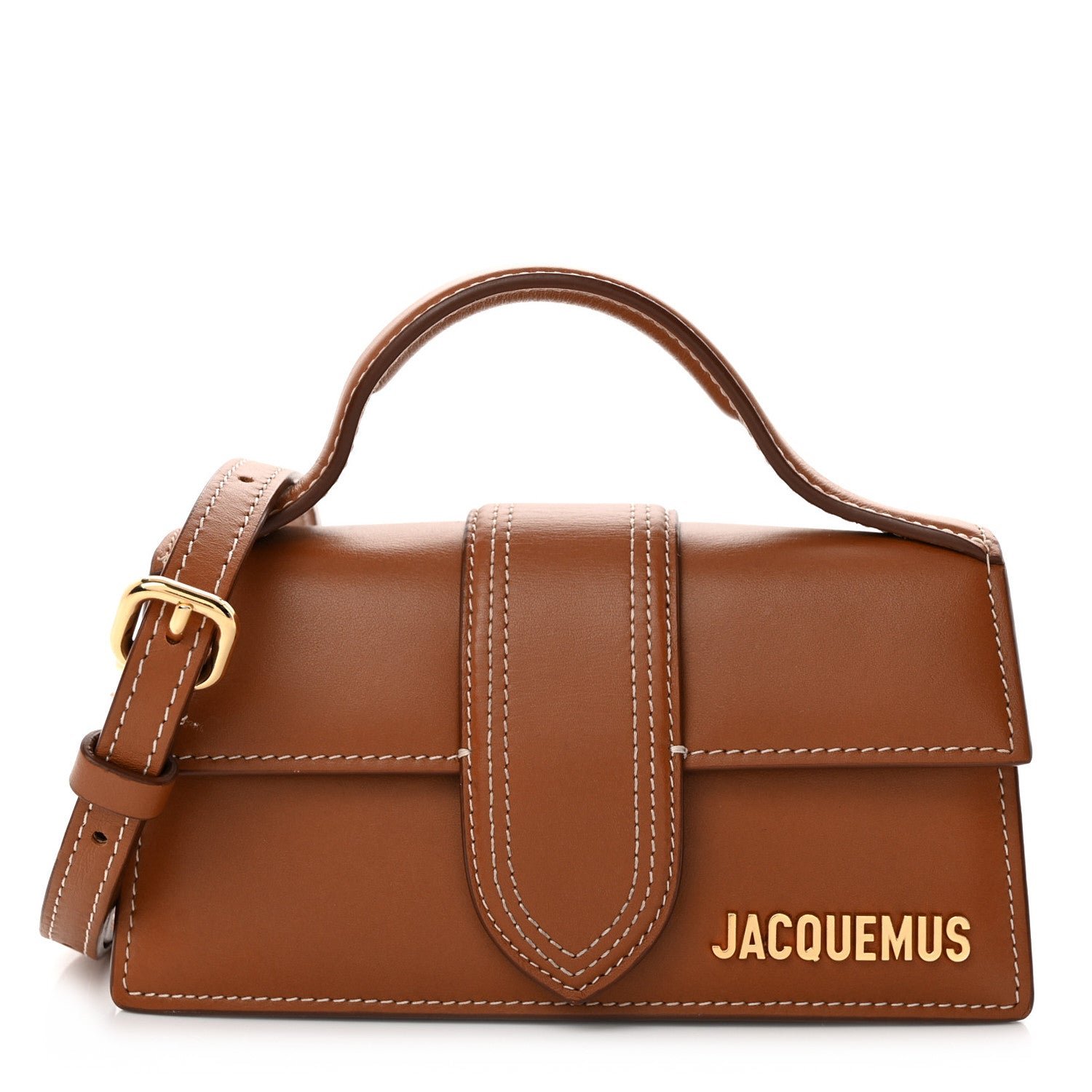 Jacquemus Smooth Calfskin Le Bambino Light Brown
