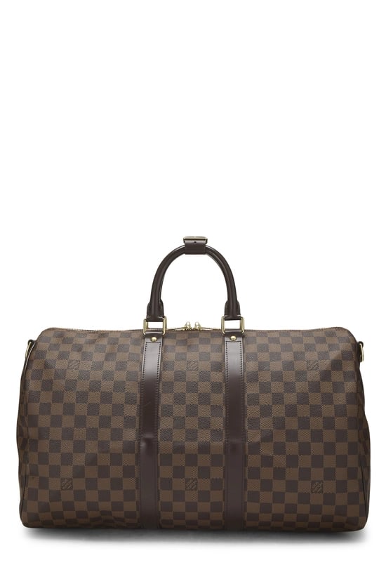 Louis Vuitton Damier Ebene Keepall Bandouliere 45