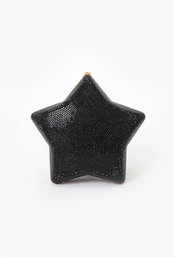 Judith Leiber Black Star Minaudière