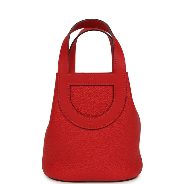Hermes Hermes In-The-Loop 18 Rouge Radieux Clemence and Swift Palladium Hardware
