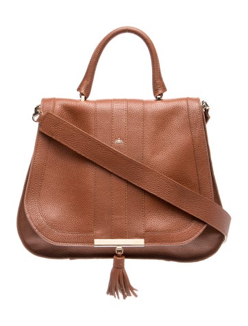 Leather Top Handle Bag