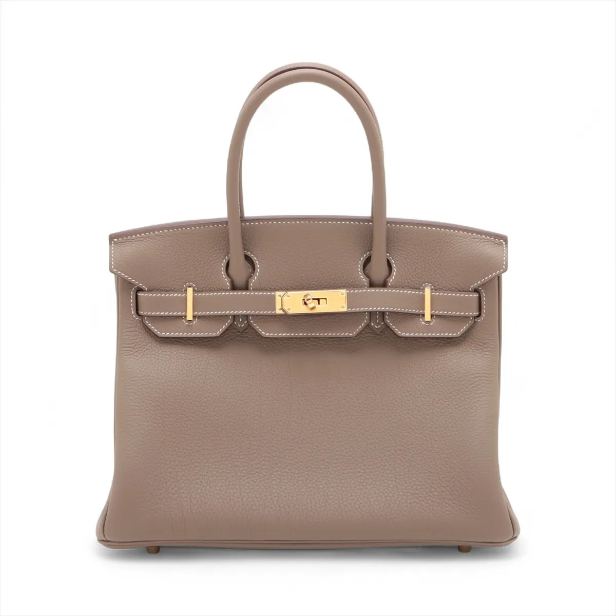 Hermès Birkin 30 Le Tournay Togo Etoupe Gold Metal Fittings