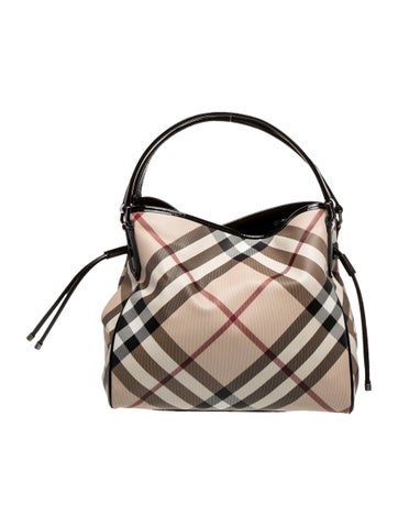 Super Nova Check Top Handle Bag
