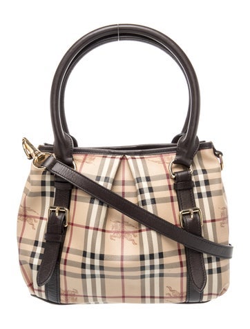 Haymarket Check Top Handle Bag