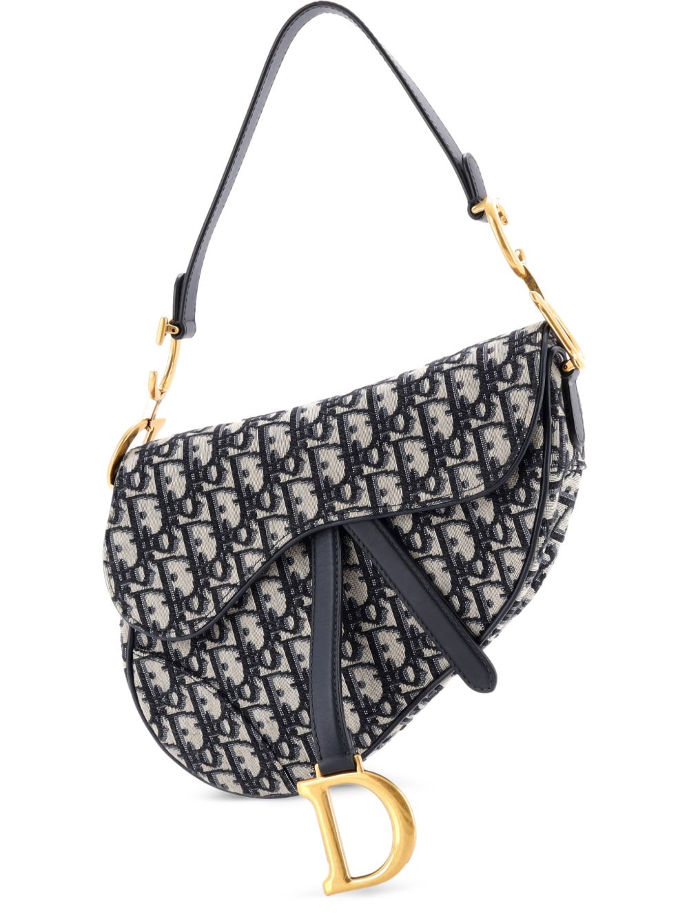 Dior Saddle Handbag Oblique Canvas Medium shoulder bag
