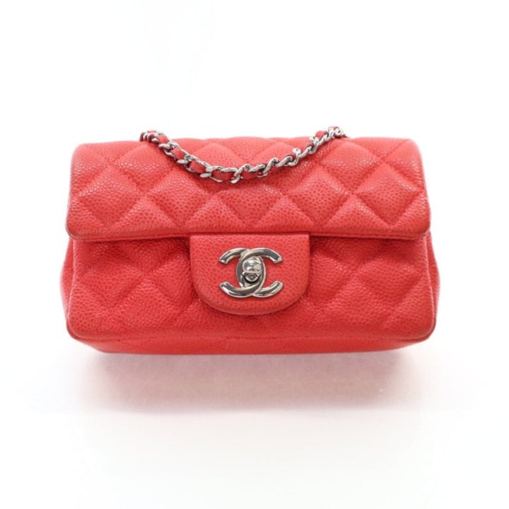 Chanel Extra Mini Caviar Rectangular Classic Single Flap Bag