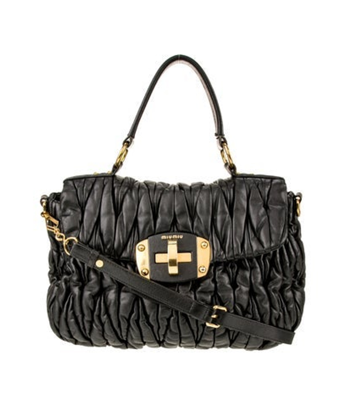 Miu Miu Miu Leather Shoulder Bag