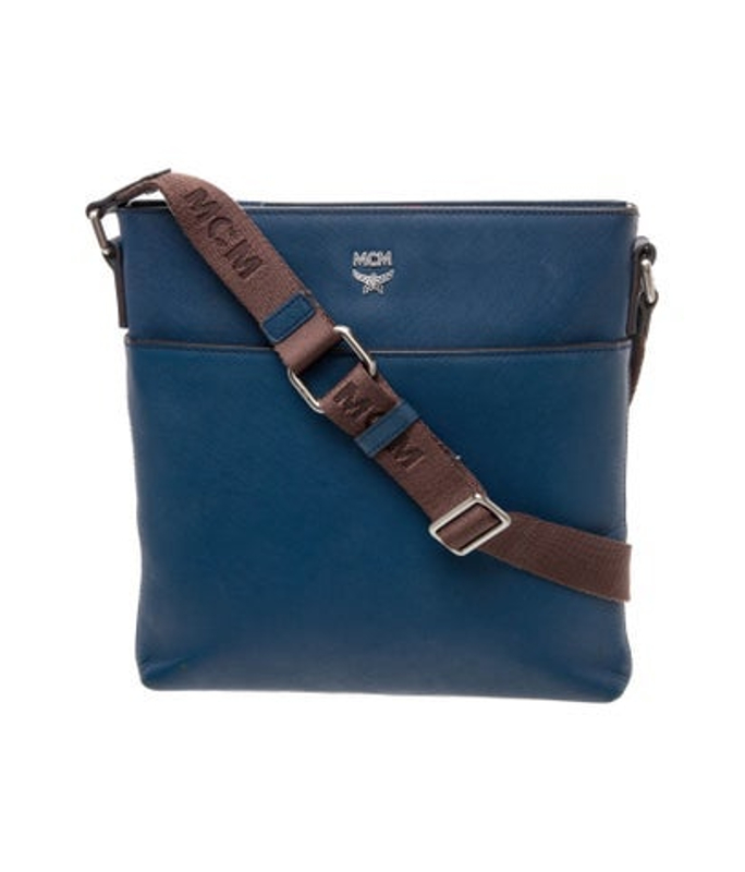 MCM Leather Messenger Bag