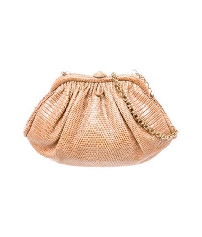 Chanel Vintage Lizard Clutch