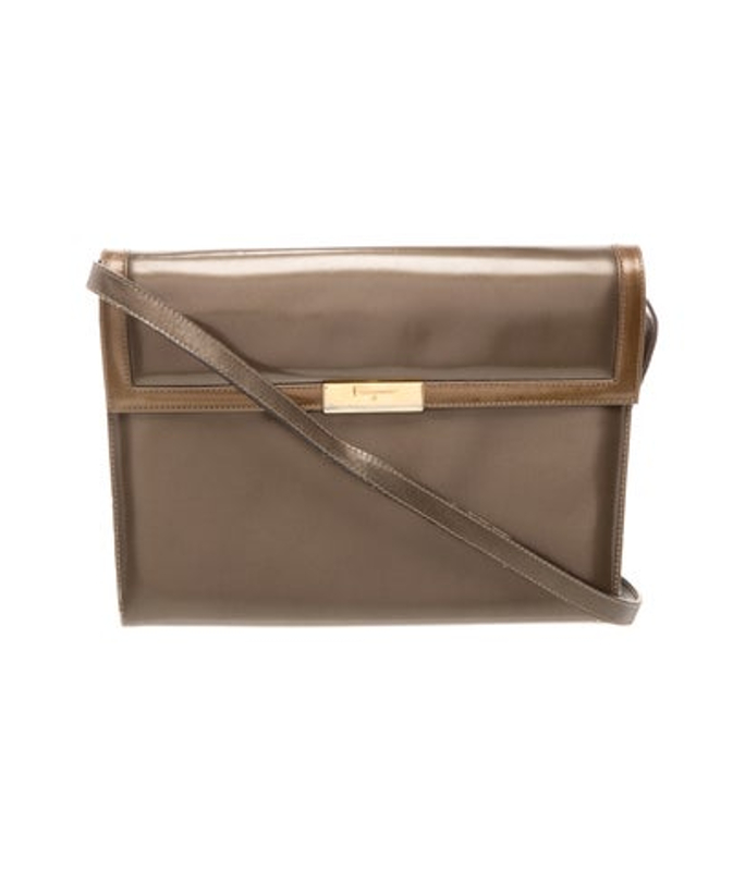 Salvatore Ferragamo Ferragamo Patent Leather Crossbody Bag Vintage