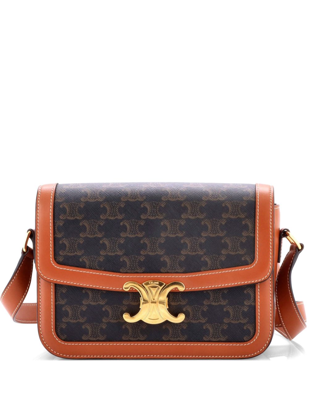 Triomphe Triomphe Coated Canvas Medium shoulder bag