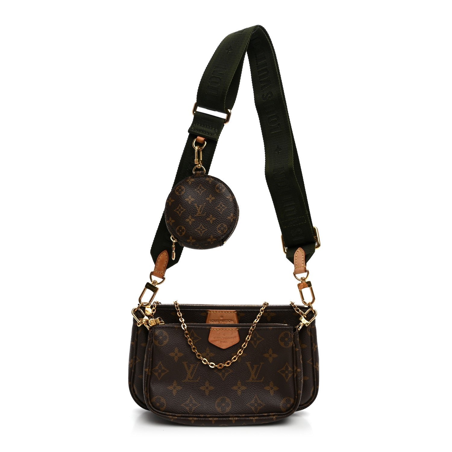 Louis Vuitton Monogram Multi Pochette Accessories Kaki