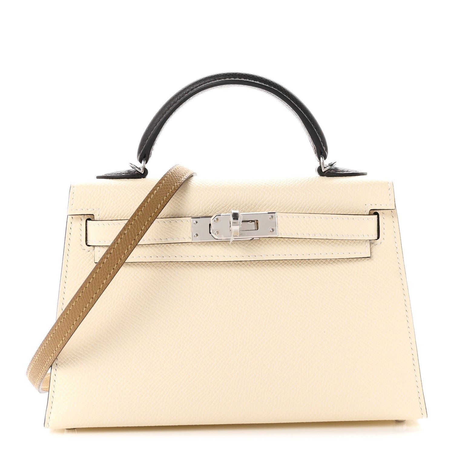 Hermes Epsom Mini Kelly Sellier 20 Nata Terre Bai Brun