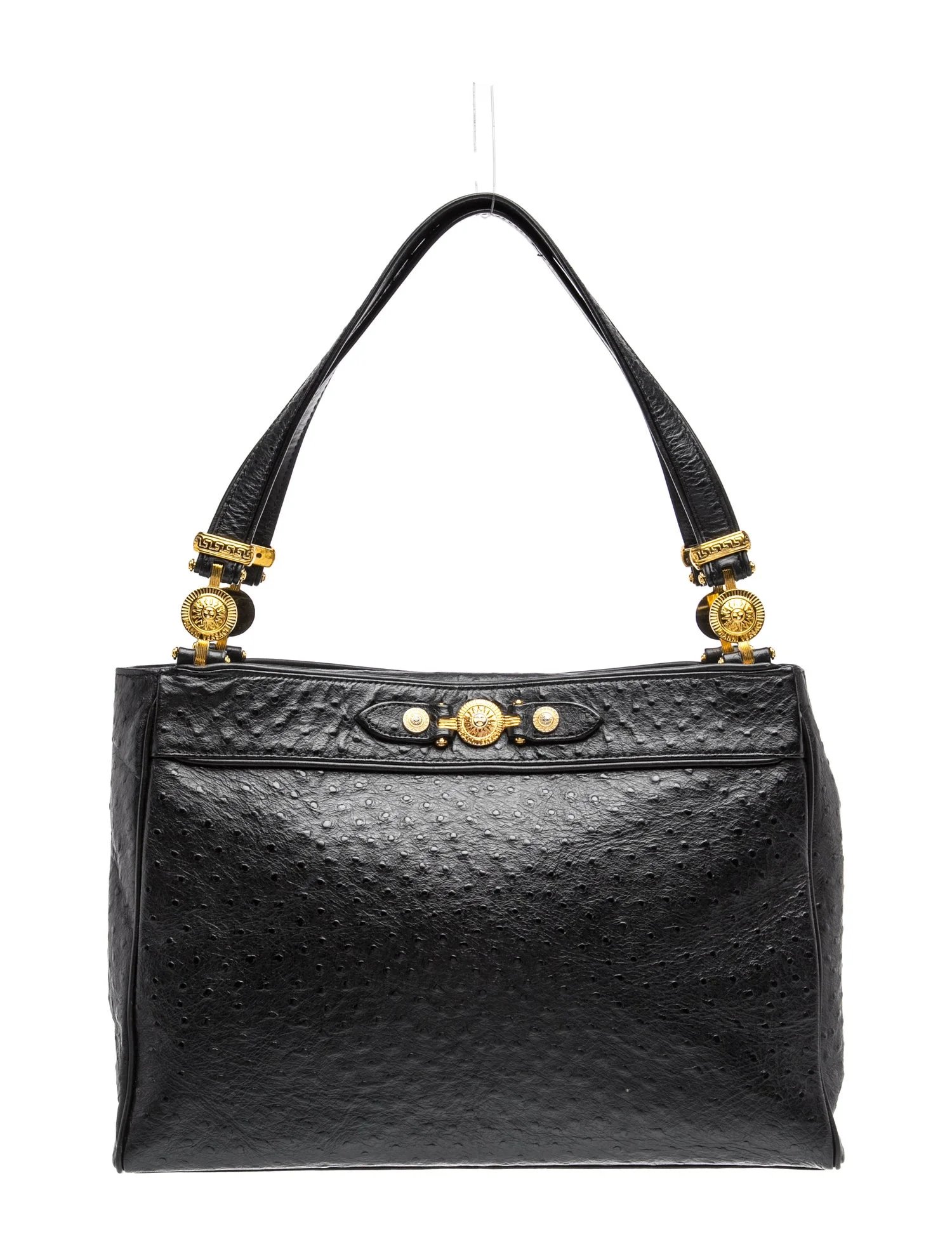 Embossed Leather Shoulder Bag