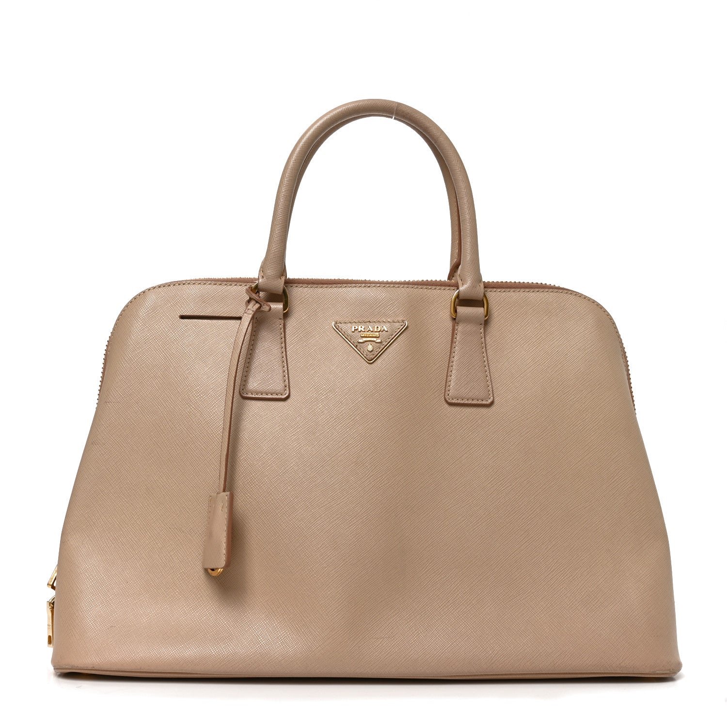 Prada Saffiano Lux Large Promenade Tote Cammeo