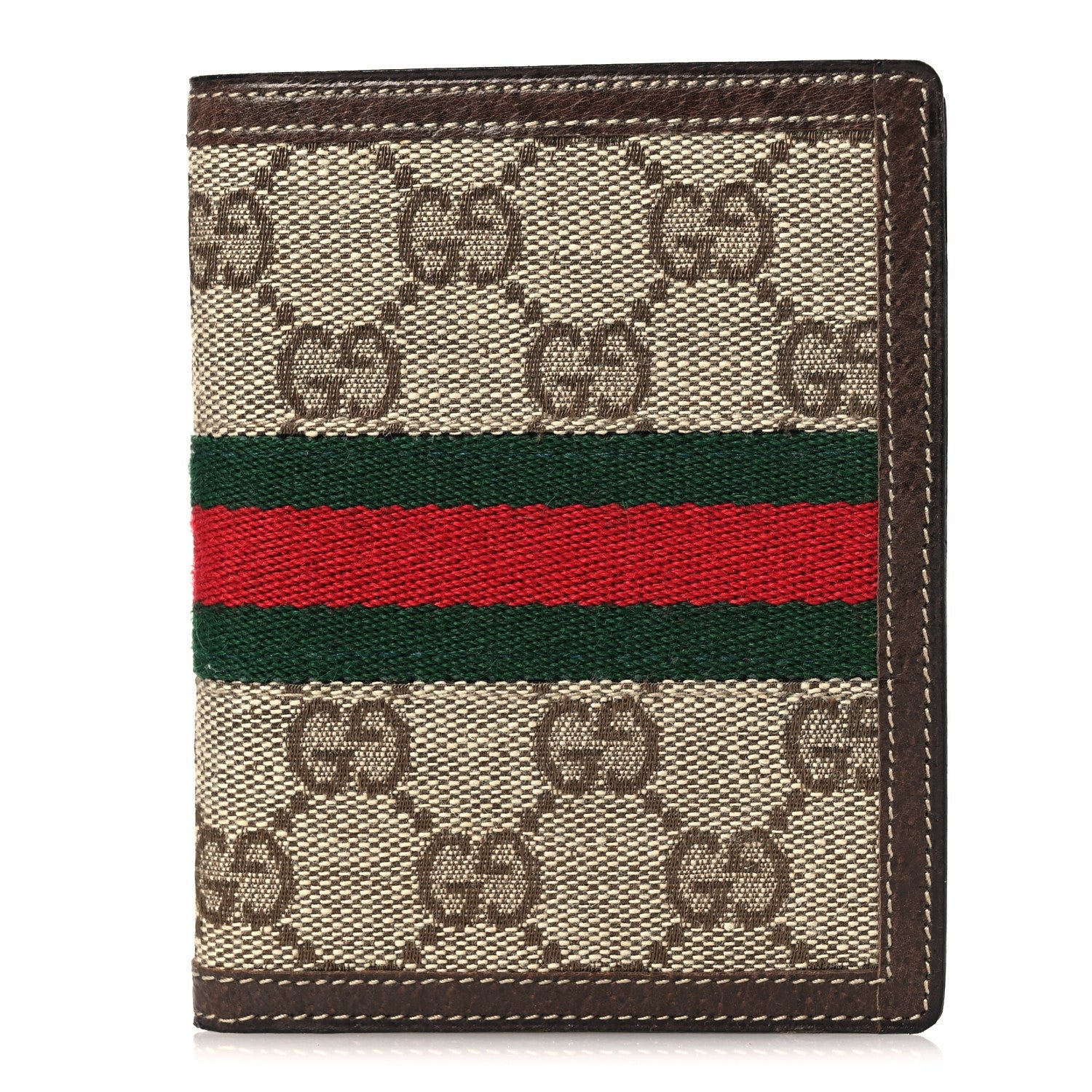 Gucci GG Monogram Web Address Book Agenda Brown