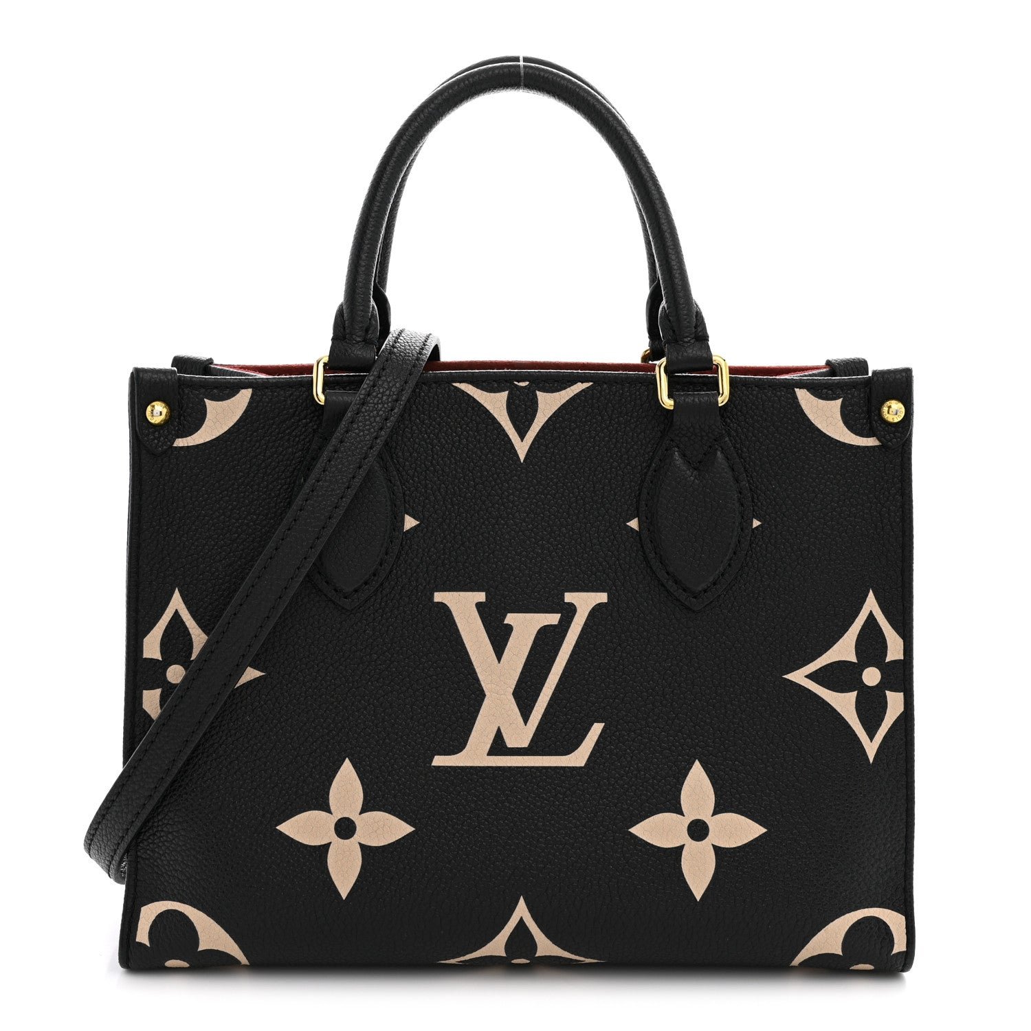Louis Vuitton Louis Vuitton Empreinte Monogram Giant Onthego PM Black Beige