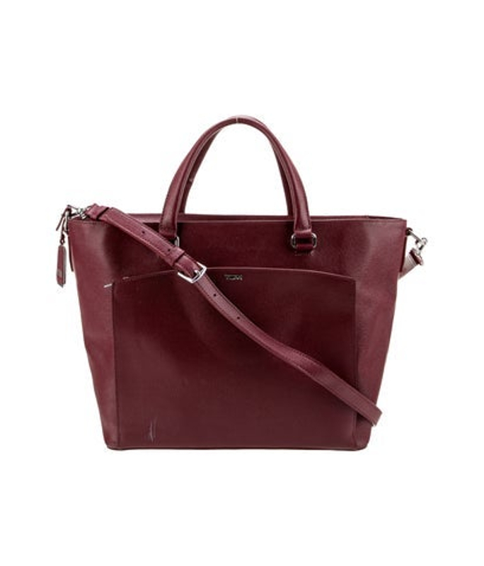 Tumi Leather Top Handle Bag