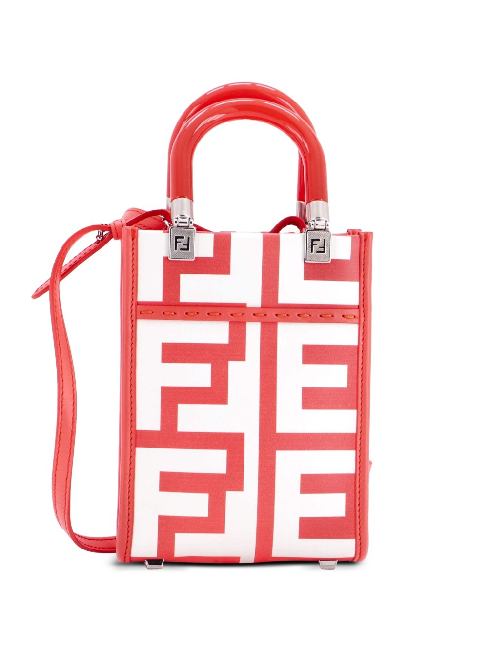 x Marc Jacobs Sunshine Shopper Tote Printed Leather Mini crossbody bag
