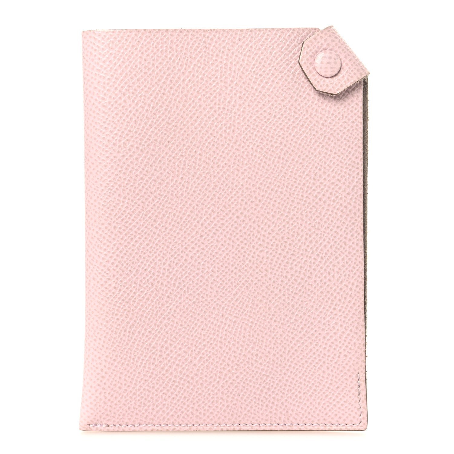 Hermes Epsom Tarmac Passport Holder Mauve Pale