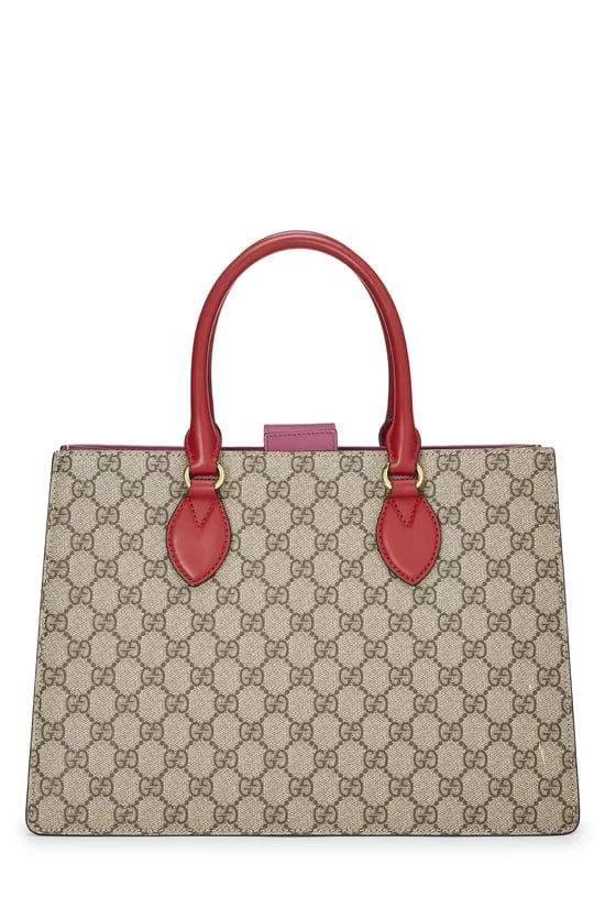 Multicolor GG Supreme Canvas Top Handle Tote