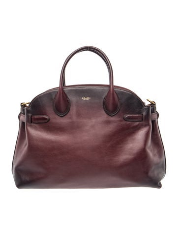 Leather Top Handle Bag