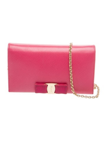 Saffiano Leather Clutch