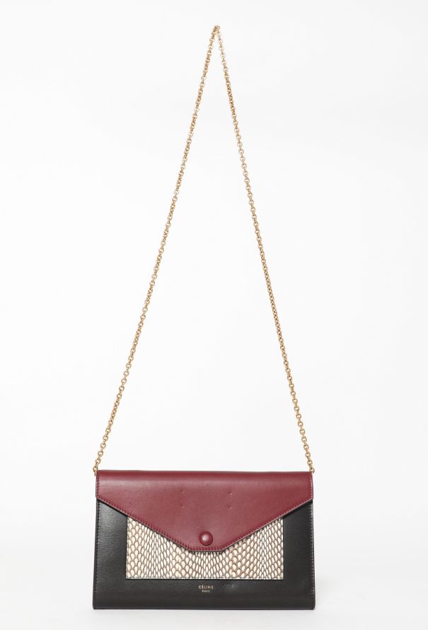 Celine Pocket Envelope Wallet on Chain