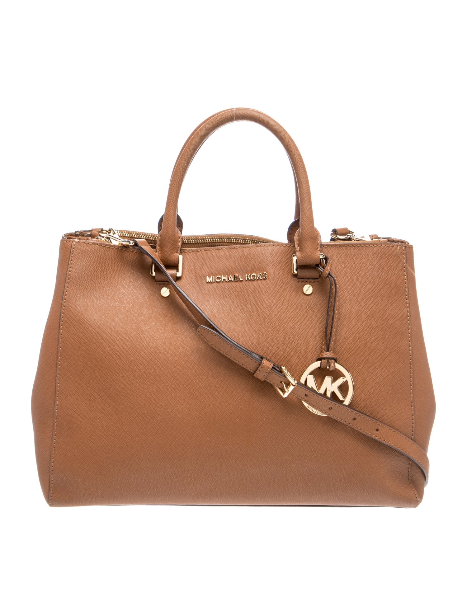 Saffiano Leather Top Handle Bag
