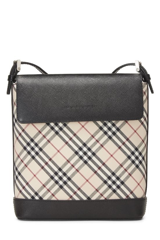 Black House Check Jacquard Crossbody Small