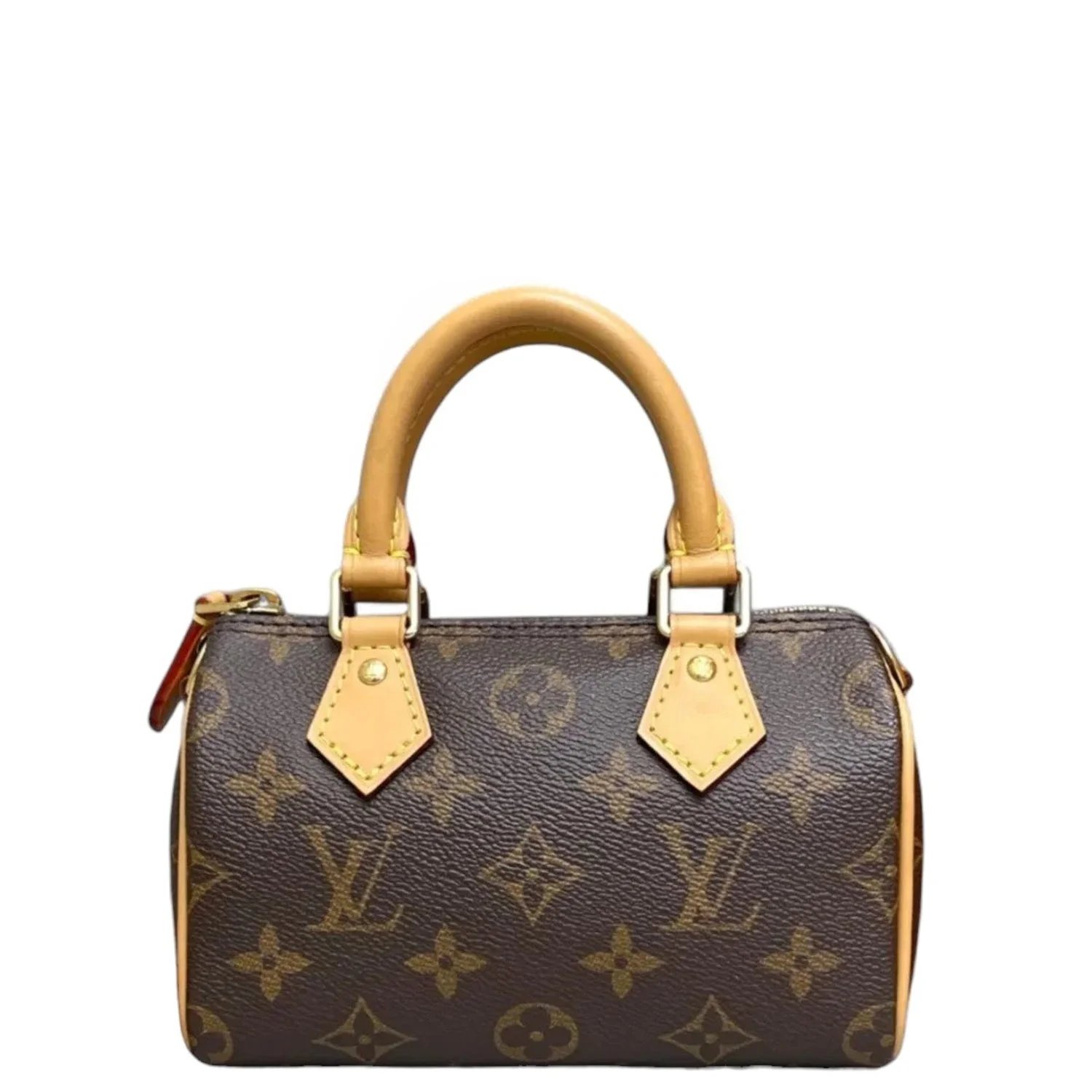 Louis Vuitton Coated Canvas Speedy Bandouliere Nano 2024