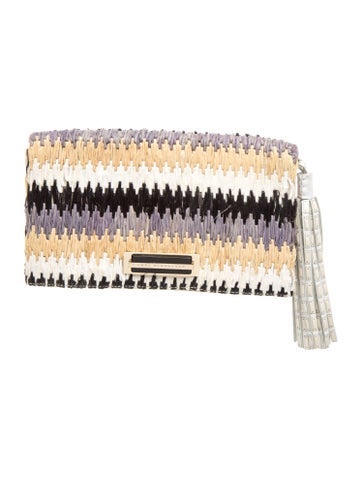 Raffia Clutch