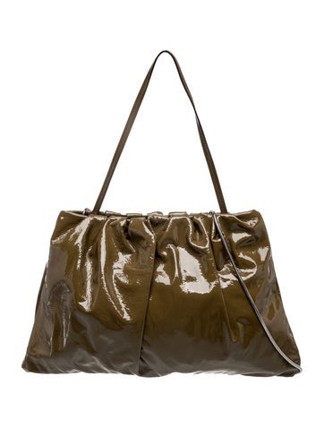 Staud Patent Leather Shoulder Bag