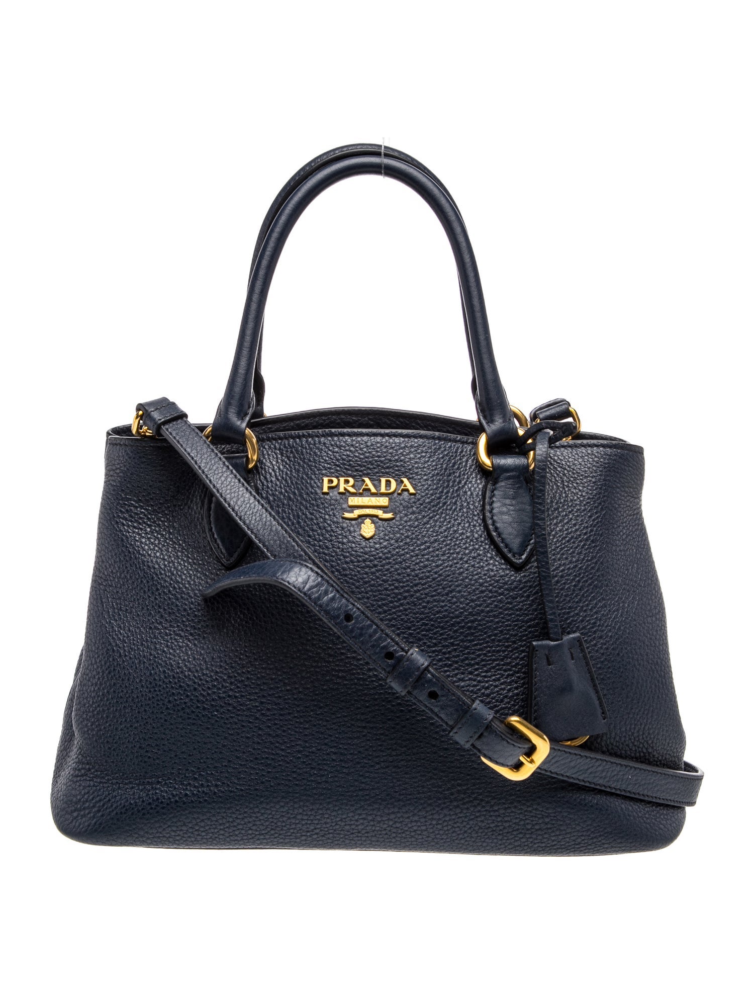Vitello Daino Leather Vitello Phenix Shopping Tote