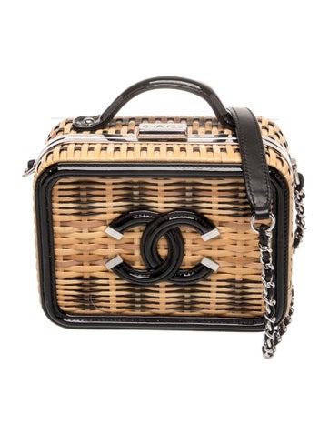 Small Wicker Filigree Vanity Case