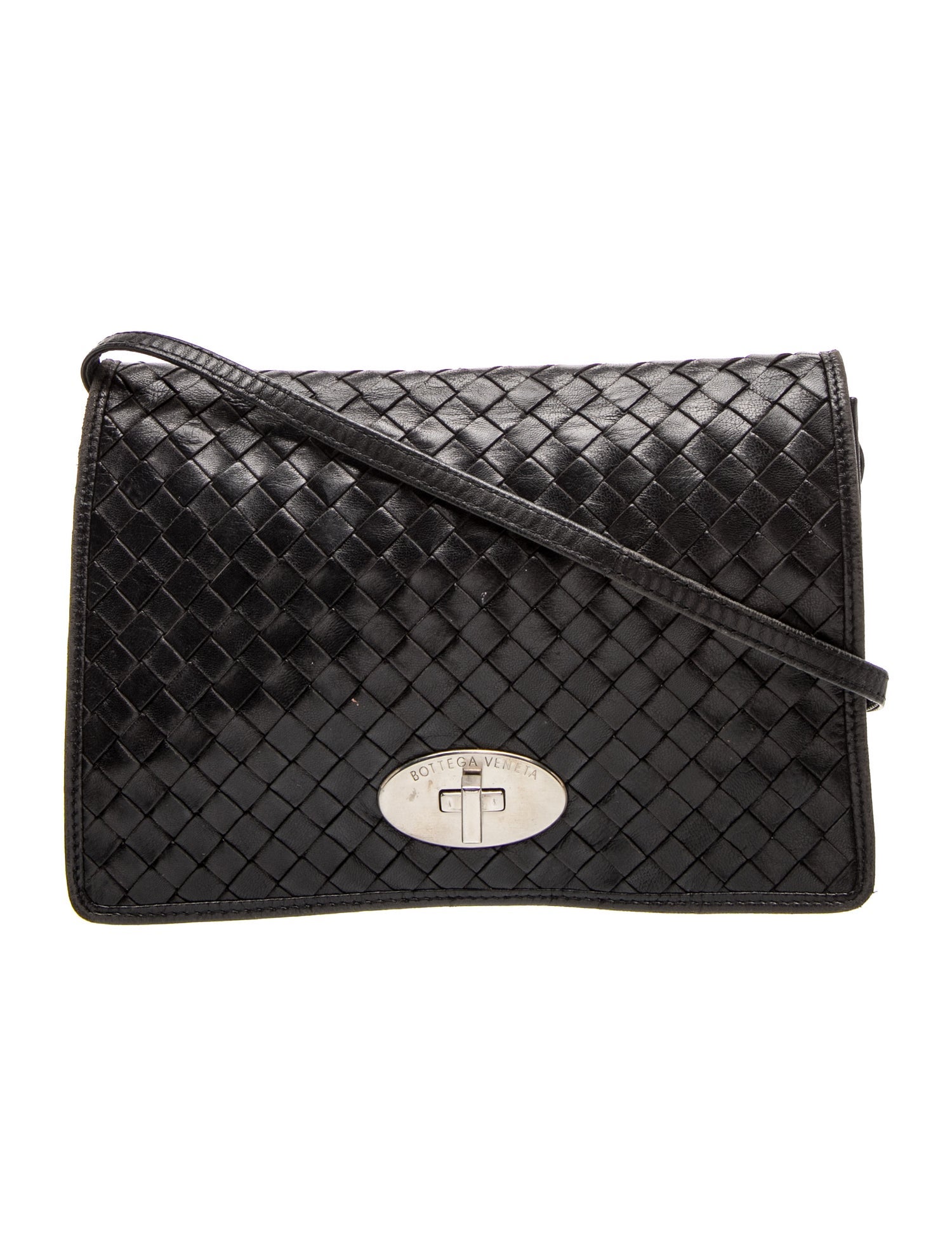 Intrecciato Crossbody Bag Vintage