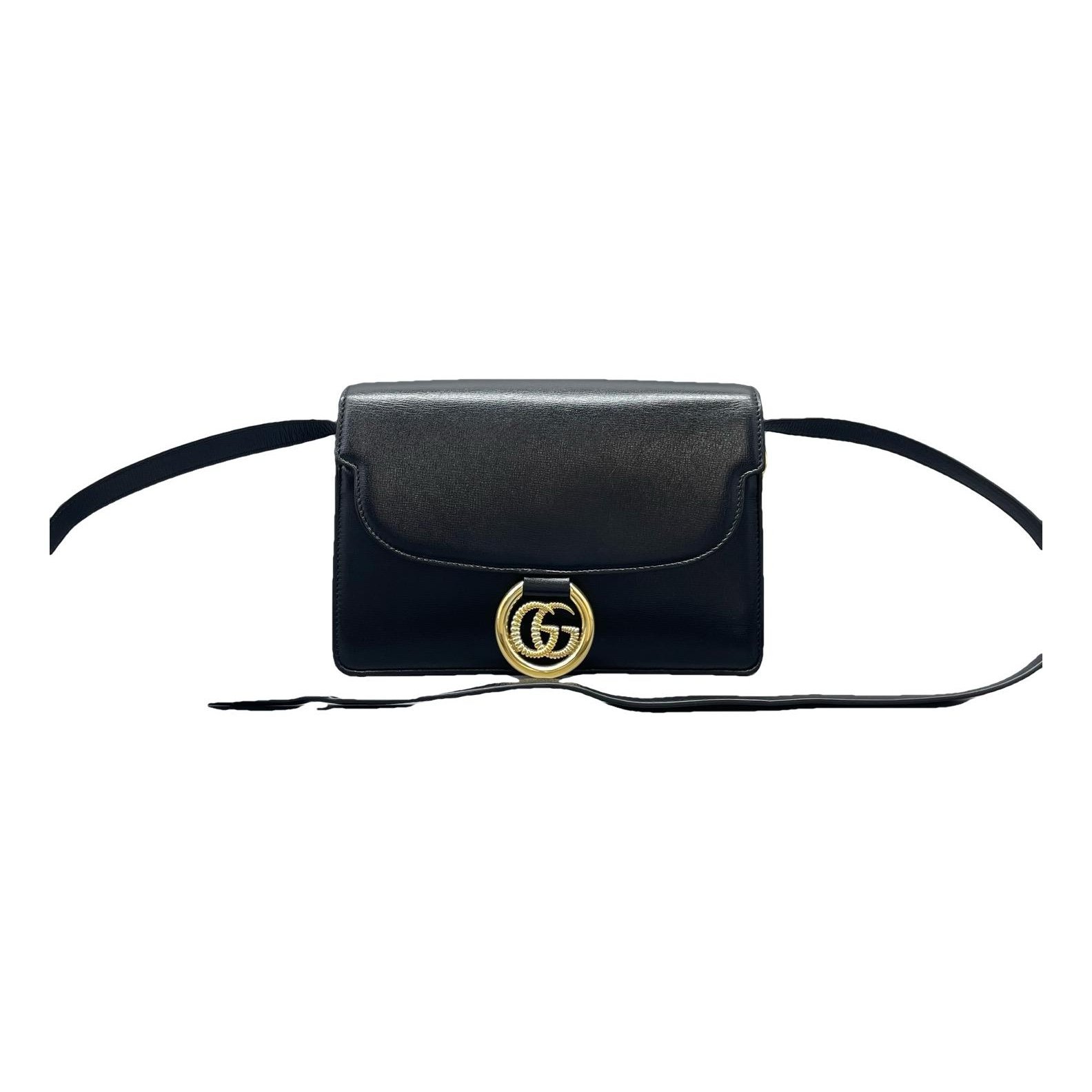 GG Ring leather handbag