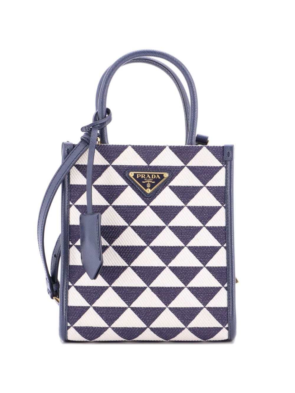 Symbole Shopper Tote Jacquard Mini crossbody bag