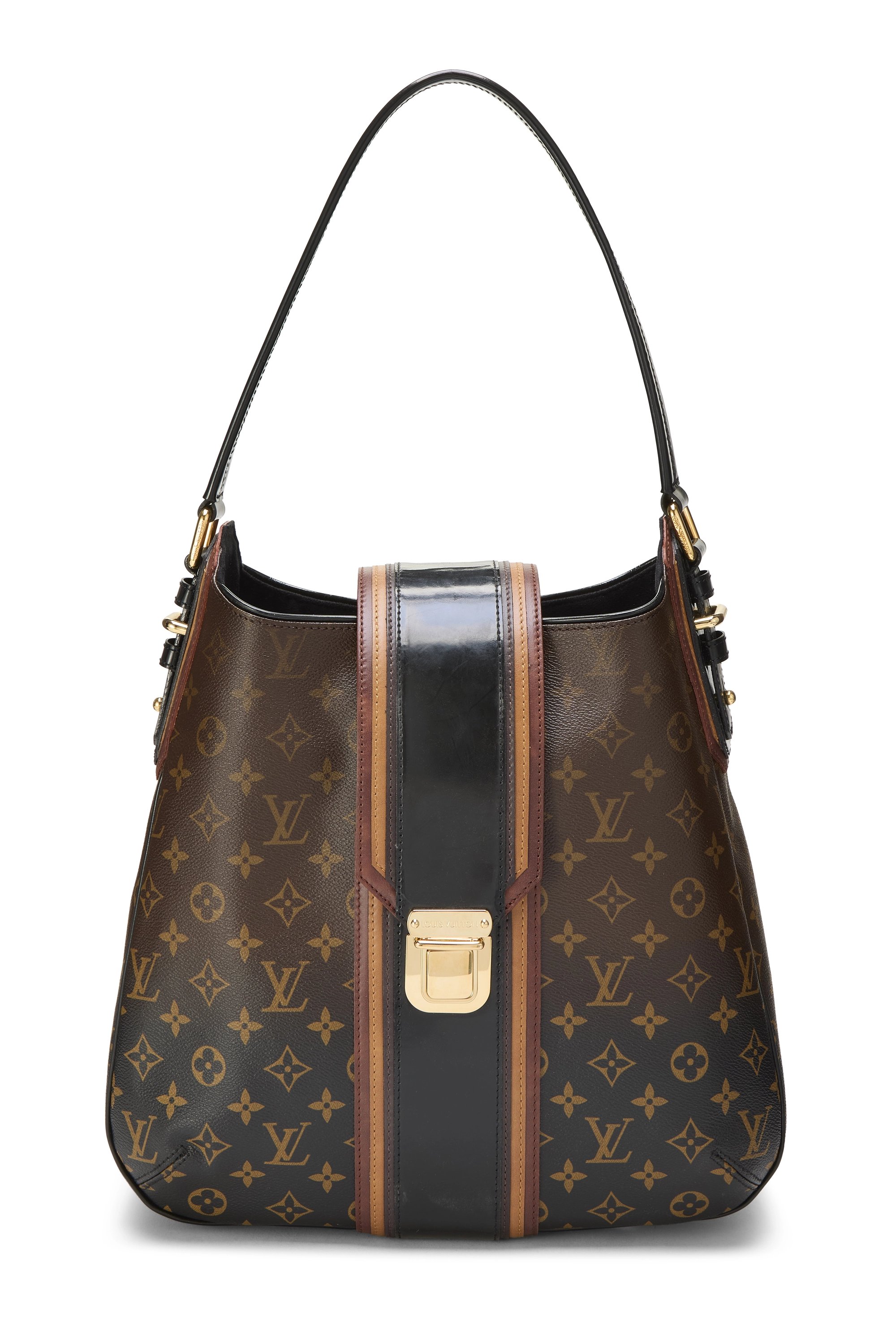 Black Monogram Canvas Mirage Musette