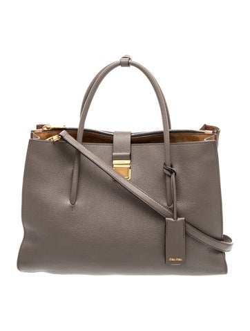Goat Leather Top Handle Bag