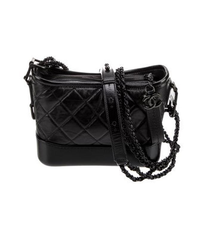 Chanel Small So Black Gabrielle Hobo