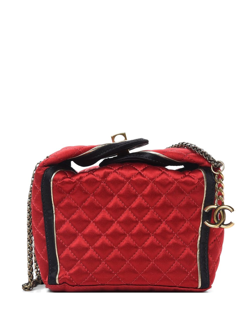 2010 Diamond-quilted mini shoulder bag 