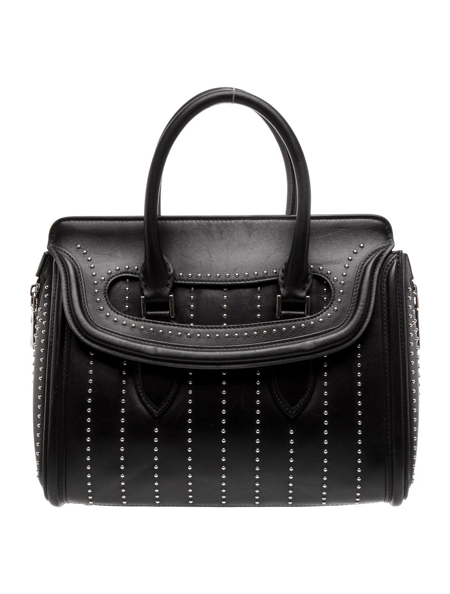 Leather Top Handle Bag