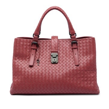 Leather Medium Nappa Intrecciato Roma Tote