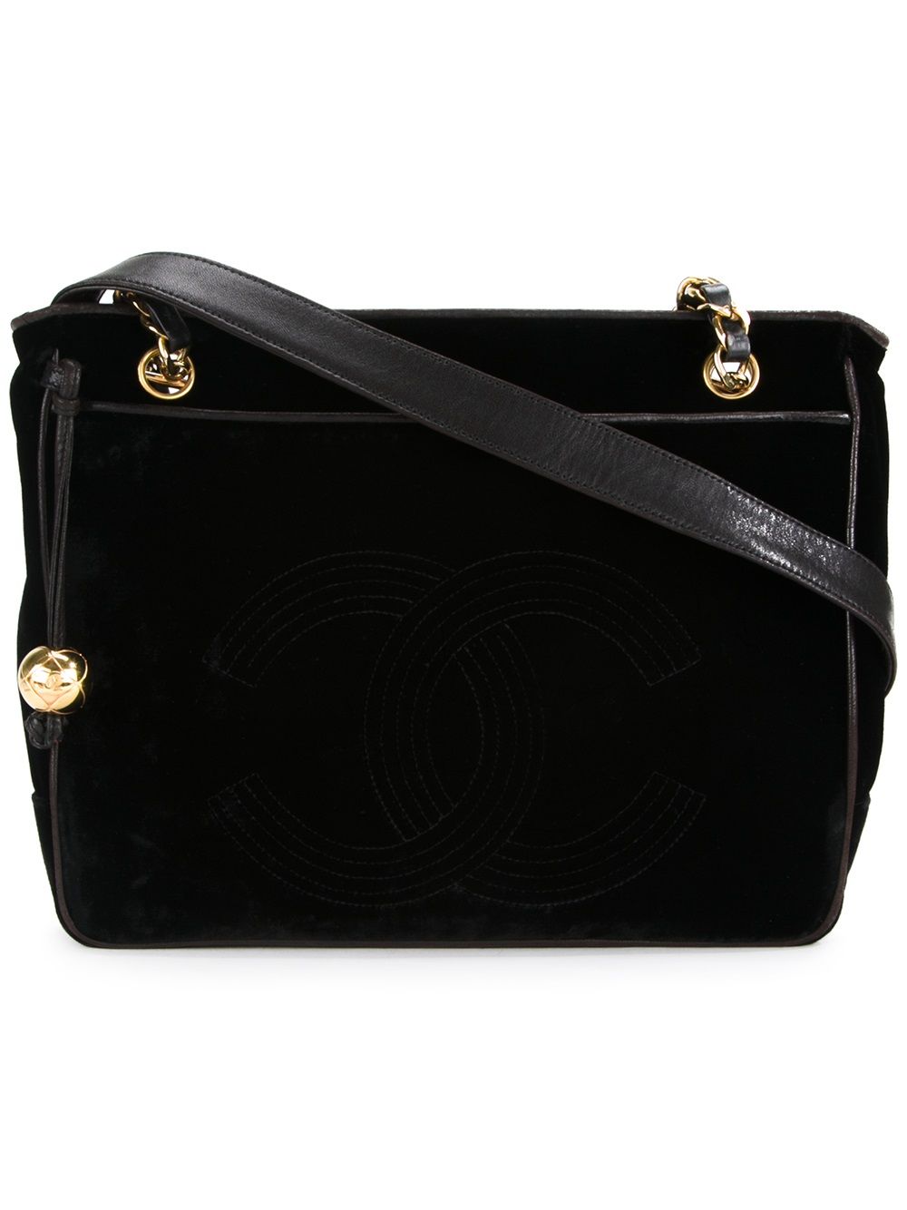 velvet shoulder bag