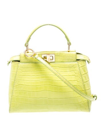 Embossed Leather Peekaboo Mini